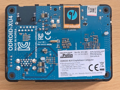 Odroid XU4 + Gehäuse, Lüfter, 8 GB EMMC, Netzteil, Ubuntu vorinstalliert