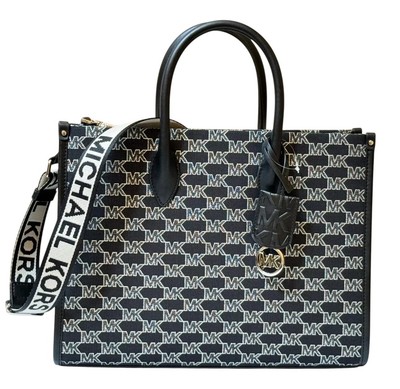 MICHAEL KORS MIRELLA MEDIUM TOTE SATCHEL SHOULDER BAG + WALLET MK