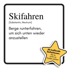 Lustiges Skifahren Geschenkbuch für Männer Frauen Kollegen - Geburtstag