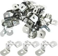 25 Pack M12 Rigid Pipe Strap, Suitable for Less than 1/2 Inch Stainless Steel Tw