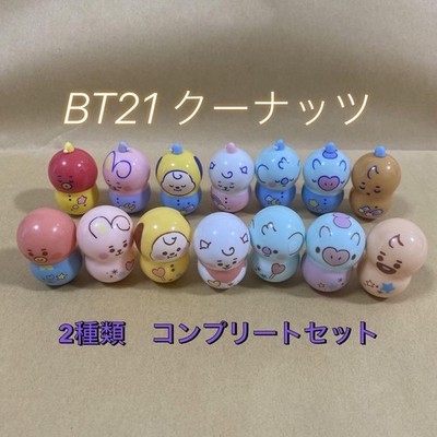 BT21 Koonuts Plush Set of 2 Authentic Collectible Character Toys Japan
