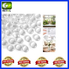 Elegant 50PCS Transparent Glass Marbles for Creative Crafting  Decoration