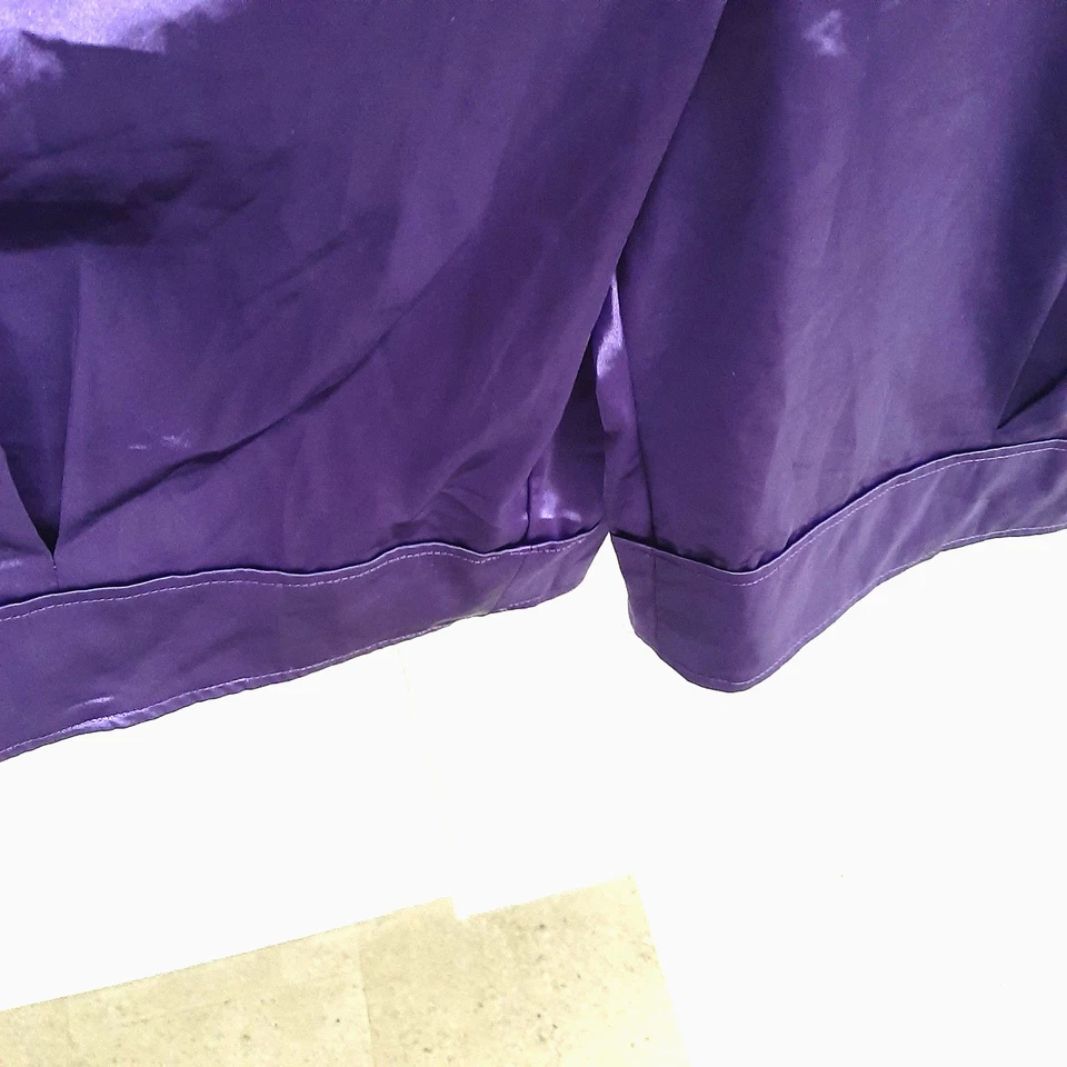 Clubwear Kurzer Lila glänzender Jumpsuit / Overall Gr. 48 (fast wie Satin) - Bild 3 von 4