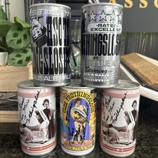 3 Autographed Olde Frothingslosh  beer Can Ms...