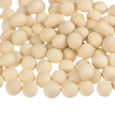 300pcs Round Wood Balls 6mm Diameter Unfinished Solid Wooden Beads