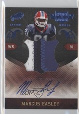 2010 Panini Plates & Patches Prime Signatures 17/25 Marcus Easley #30 Auto 0a7