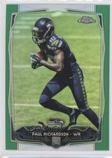 2014 Topps Chrome Green Refractor Paul Richardson #219 1h5