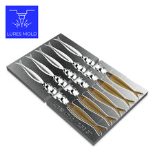 Bait DIY Fishing Mold Soft Plastisol Jerkbait K153 3inch