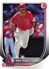 Mike Trout 2025 Bowman 1 Los Angeles Angels Baseball Card