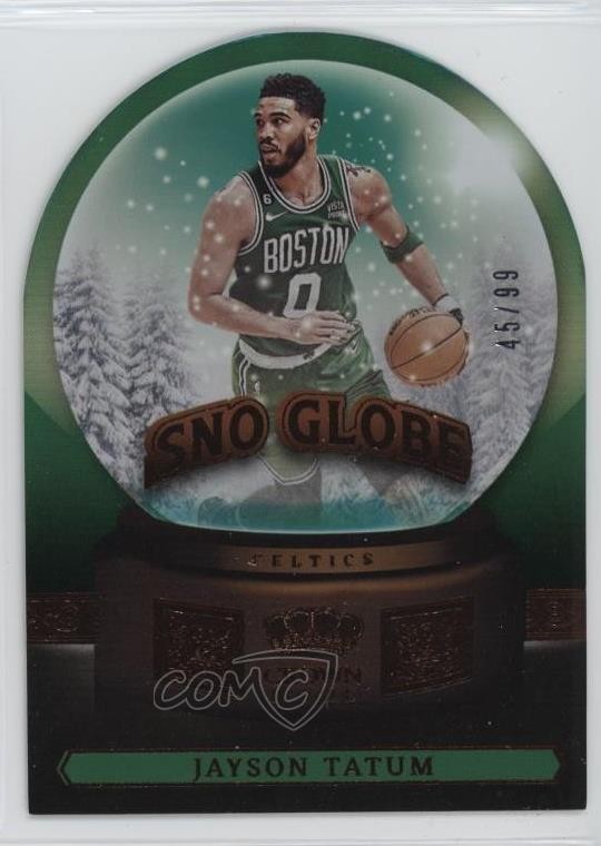 2023-24 Panini Crown Royale Sno Globe 45/99 Jayson Tatum #10 0q77