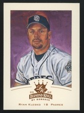 Ryan Klesko 2002 Donruss Diamond Kings Bronze Foil #25 - San Diego Padres