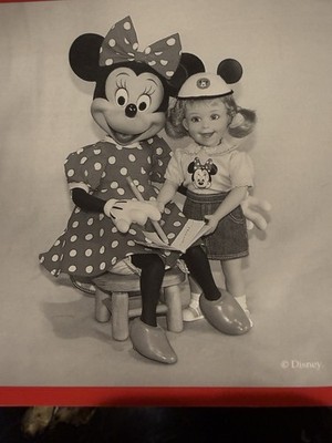 Ashton Drake Disney A Moment With Minnie Mouse Porcelain Doll Set w COA & Box