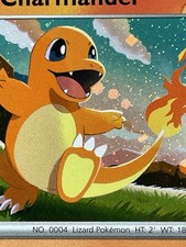 Pokémon Card Charmander Ascended Heroes Promo Cosmos Holo NM “Ember Fire Orbs”
