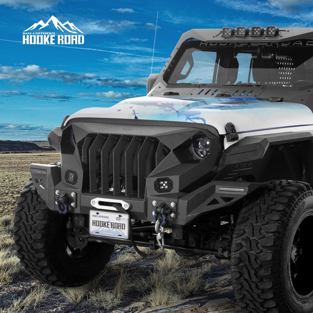 FIT 2018-2026 JEEP WRANGLER JL & GLADIATOR JT MAX FRONT BUMPER +