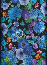 100% cotton floral fabric "Meadow" by  Timeless Treasures