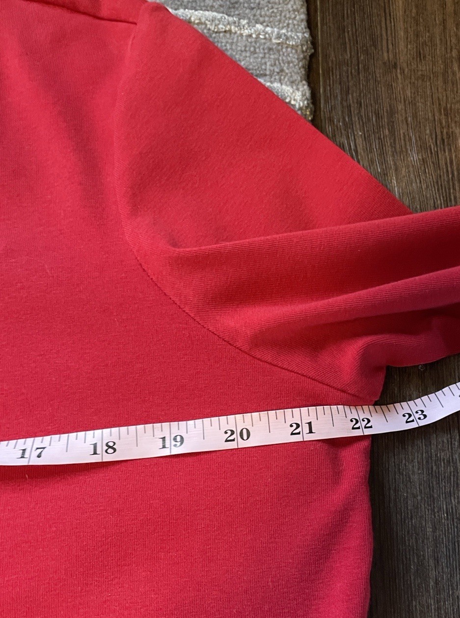 Pendleton Vibrant Red Long Sleeve Pullover Cotton… - image 8