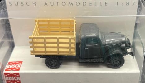 Dodge Power Wagon Busch 44001 HO gris oscuro y tostado | Zustand: New