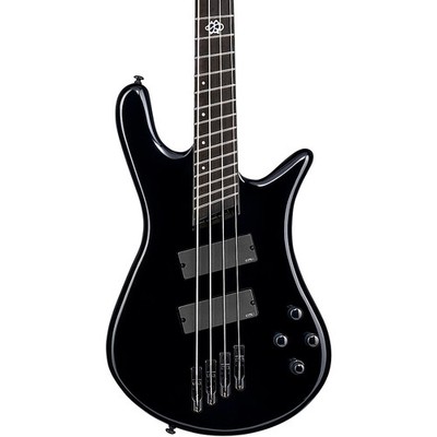 Spector NS Dimension HP 4 4String MultiScale Bass Guitar Solid Black Gloss
