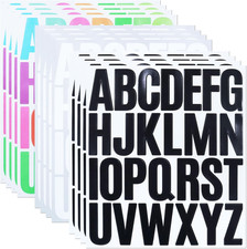 312 Pieces Capital Letter Sticker - Adhesive and Waterproof Letters Alphabet Sti