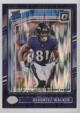 2024 Panini Donruss Optic Rated Rookie Purple Shock Prizm Devontez Walker 12g7