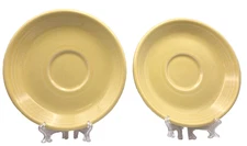 Fiesta Ware Saucer 6" yellow Lot Of 2 LLD 1997