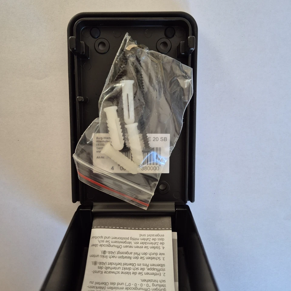 Burg-Wächter Key Safe 20 SB – Schlüsseltresor mit Zahlencode – Lagerspuren - Bild 4 von 4