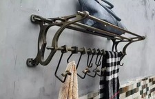 vintage Style French Coat Rack Luxury Coat Rack Luggage Train Wall Mounted Rack