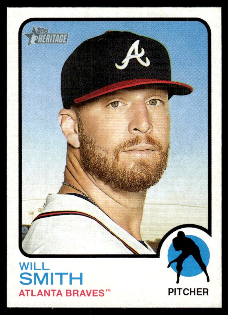 2022 Topps Heritage Baseball Card #53 Will Smith