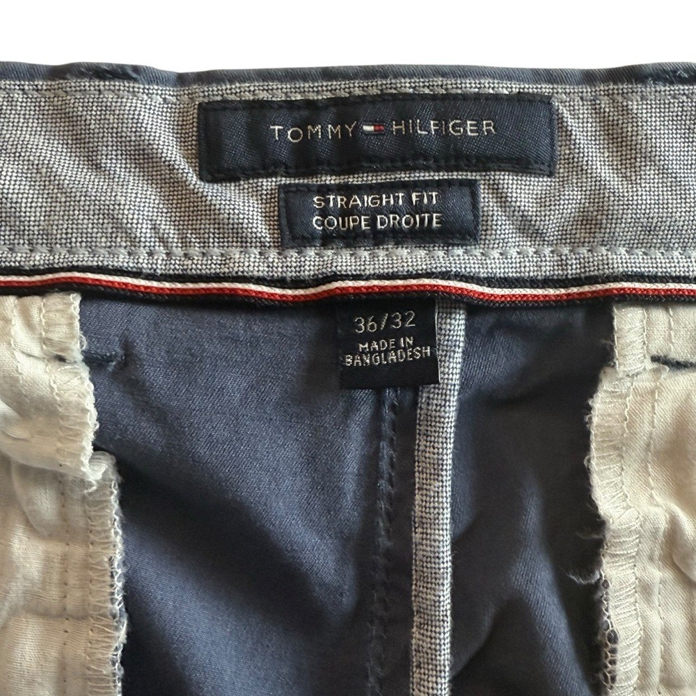 Tommy Hilfiger Men's Straight Fit Pants – Size 36x32, slate blue thumbnail 6