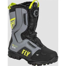 Fly Racing Marker BOA® Boots - Black/Grey/Hi-Vis - Size 10 361-96710