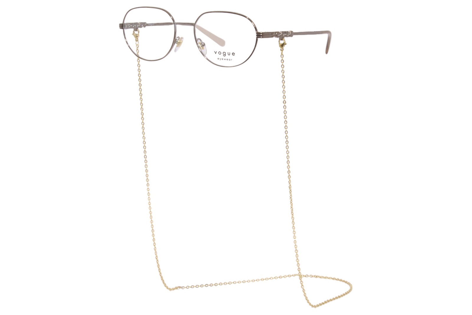 Очки женские Vogue VO4259 5138 в светло-коричневой оправе овальной формы 51-17-135 15090₽