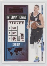 2020-21 Panini Contenders International Ticket Red Nikola Jokic #27 0c7d