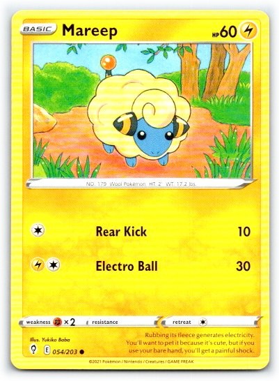 Mareep 054/203 ~ English Near Mint