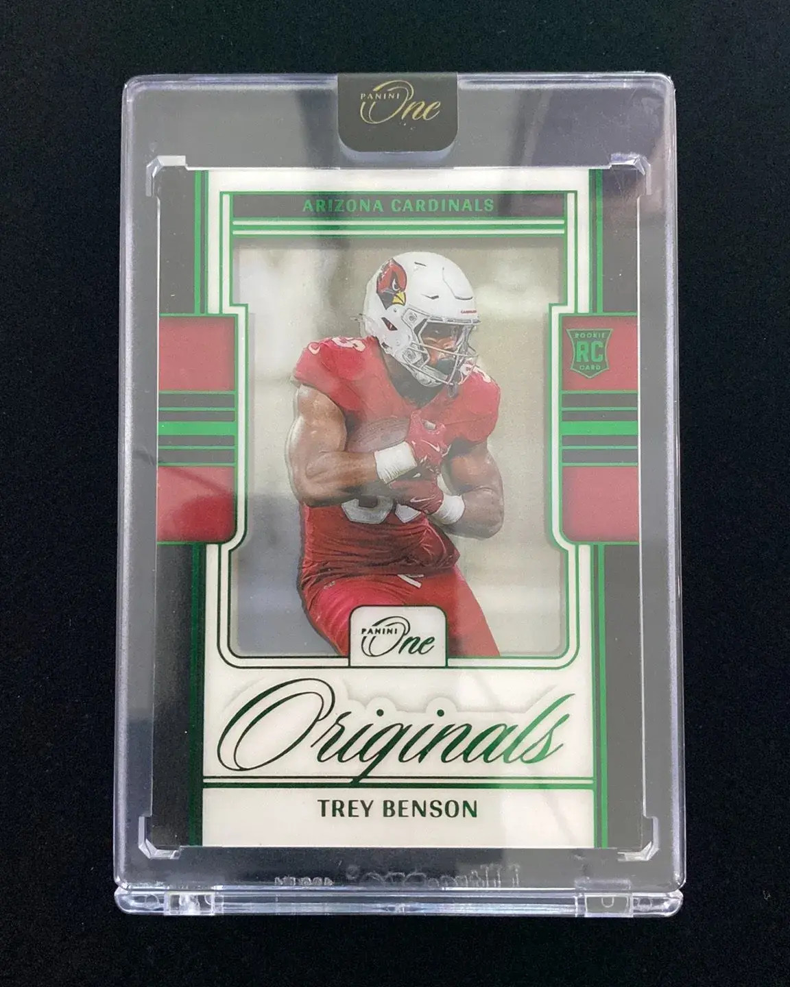 Trey Benson Panini One One Originals #OOTBN Green