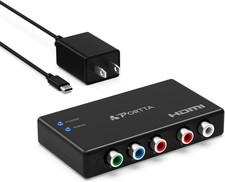 Component to HDMI Converter, Ypbpr RGB  R/L Audio to HDMI V1.3