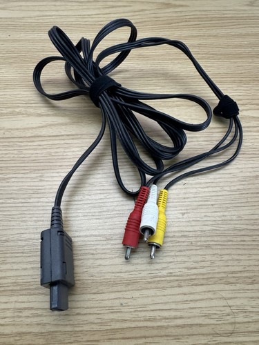 Stereo AV Cable SHVC-008 For SFC N64 GC Nintendo Official Tested - Picture 1 of 2