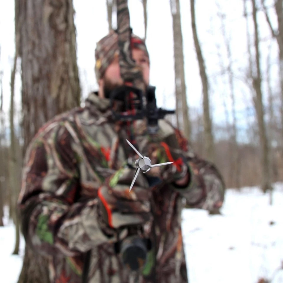 Muzzy 225-MX3-3, Bowhunting 100 Grain, .025" 3 Blade Broadhead, 1-1/4" Cuttin... - Image 2 of 4