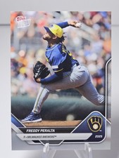 2025 Topps Now Freddy Peralta #OD-222 Road to Opening Day Milwaukee Brewers