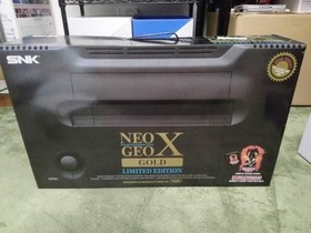 SNK NEO GEO X GOLD Limited Edition Console handheld game device Working Japan