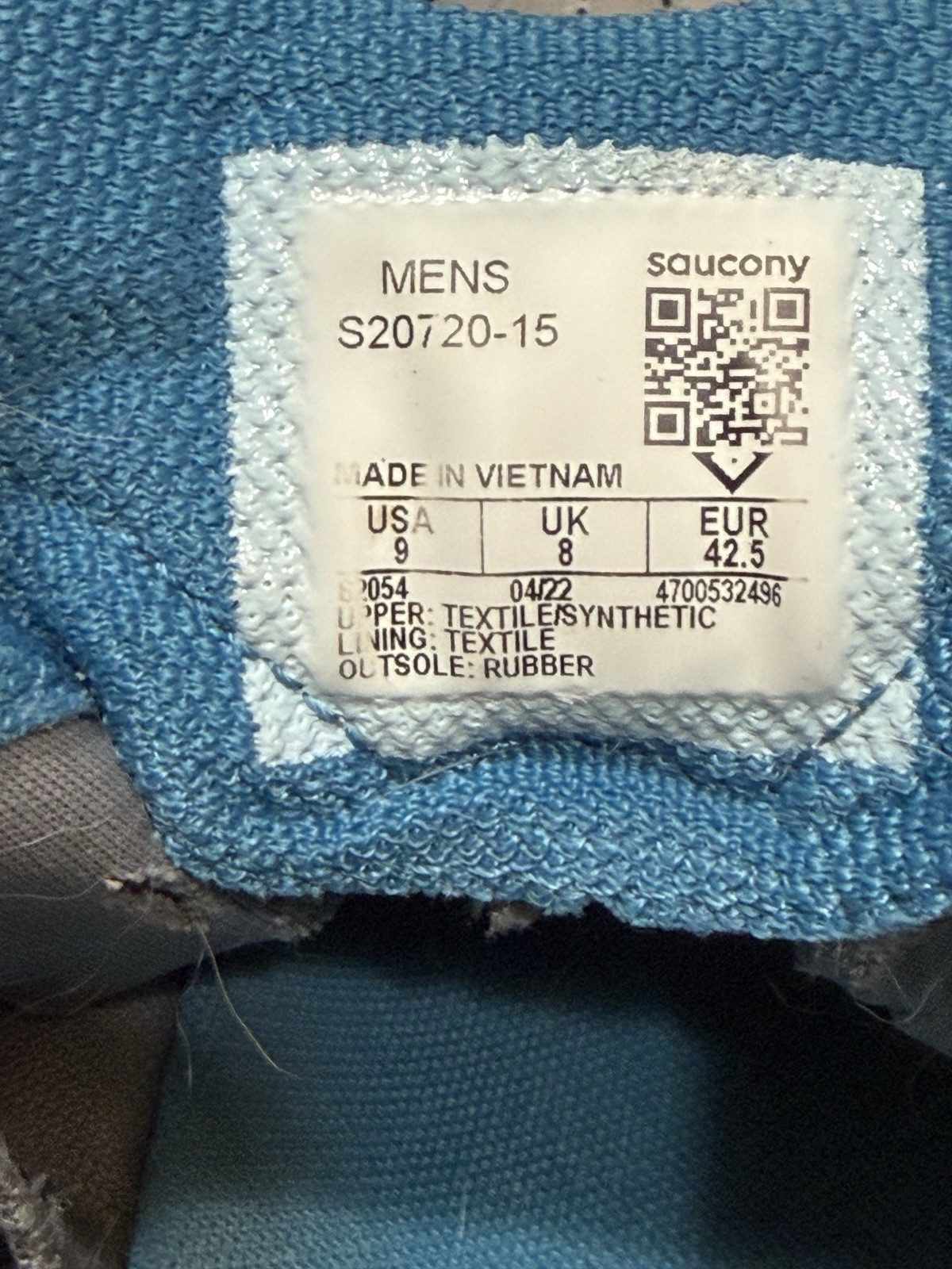 Size 9 - Saucony Tempus Gray- Pre Owned- Good Condition thumbnail 6