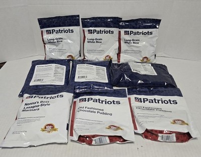 4Patriots Emergency Food Supply 68 Servings Variety Survival Kit Expires 2046