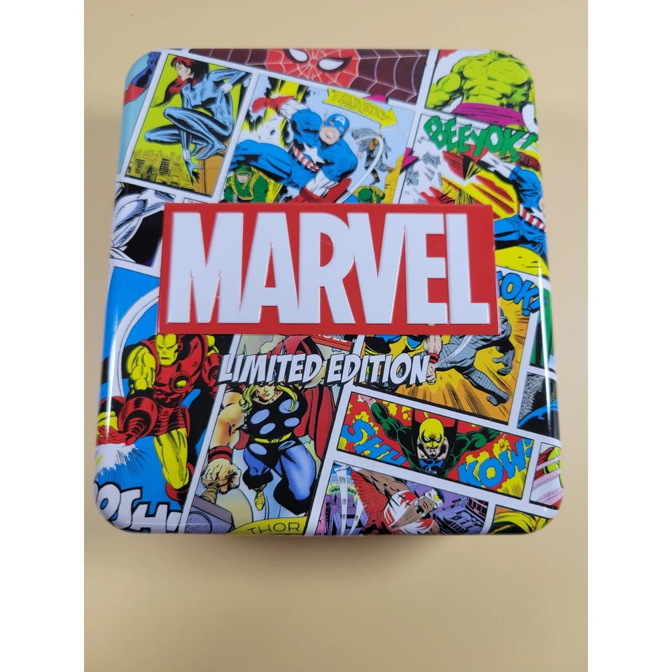 Marvel Captain America Trifold Leather Wallet With Collectors Tin NEW - Image 2 of 3