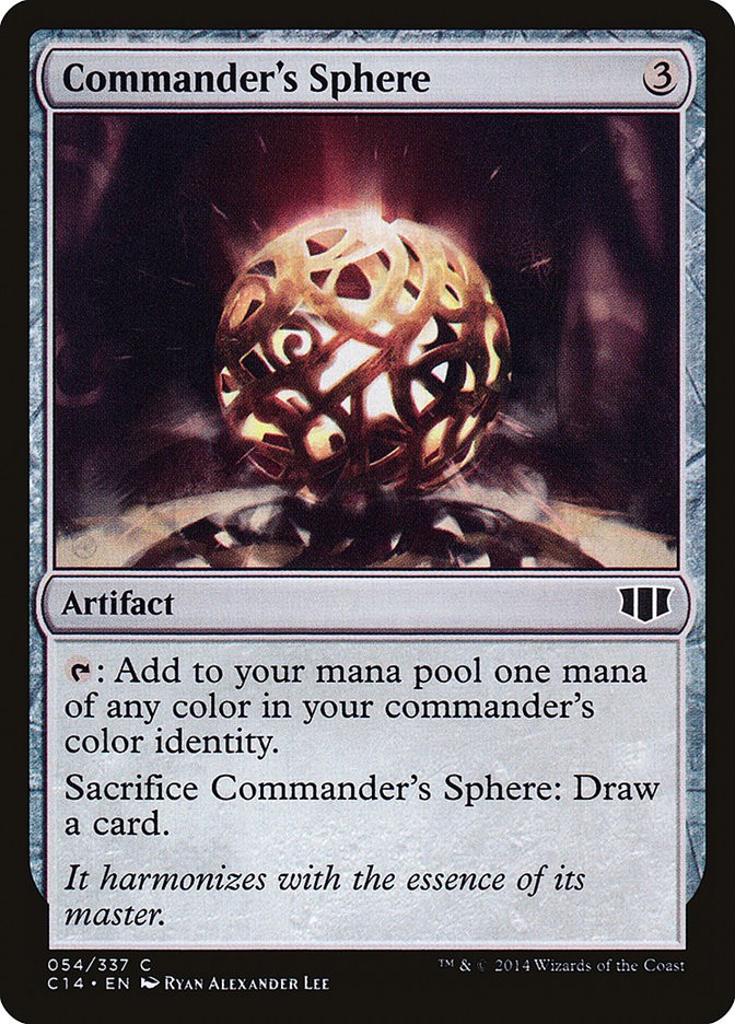 MTG Magic the Gathering Commander's Sphere (54/397) Commander 2014 LP