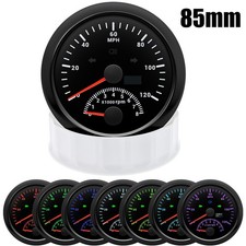 85mm Gps Speedometer 0-120mph With Tachometer Gauge 0-8000rpm For Car Motorcycle