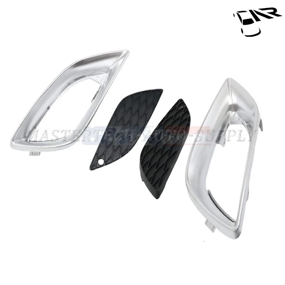 4Pcs Fog Light Trim&grill driver LH&RH Side For Mercedes-Benz R350 2006-2012 Foto 3 de 4