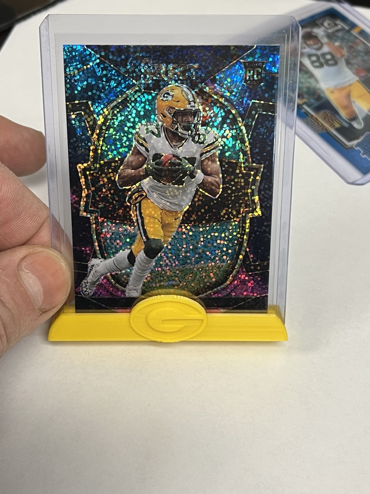 2022 Panini Select - Concourse Romeo Doubs #54 Cosmic Prizm (RC)