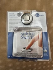 InSinkErator STS-OOSN Garbage Disposal Sink Top Switch Satin Nickel - NEW