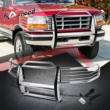 Chrome Front Bumper Brush Grille Guard for 97-98 Ford Expedition/F150 250 4WD