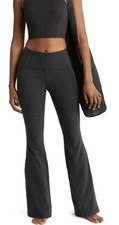 Zella Restore Soft High Waist Pocket Flare Leggings Black Nordstrom Sz XS