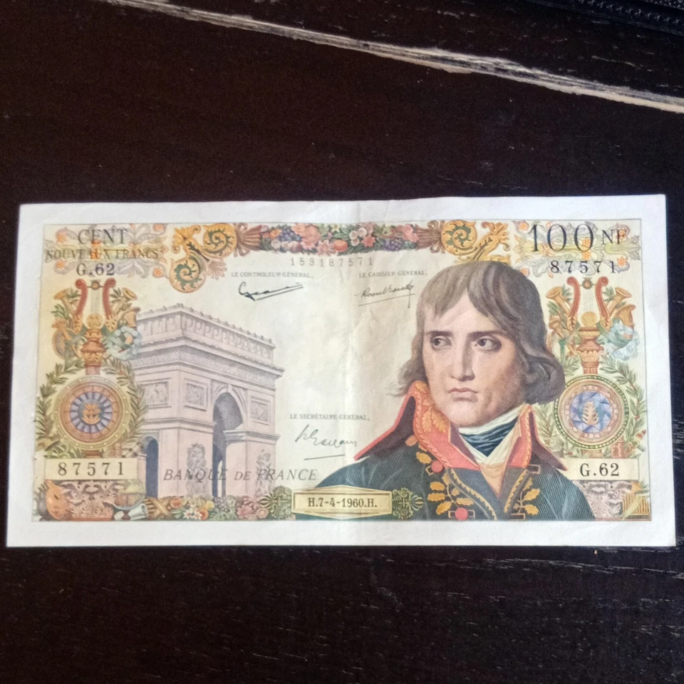 Banque de France Billet 100 Francs Bonaparte Nouveaux francs 1959-1966 - Photo 4/4